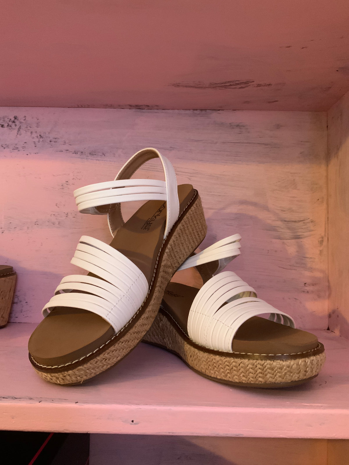 Corky’s “What About Now” Wedge Sandal
