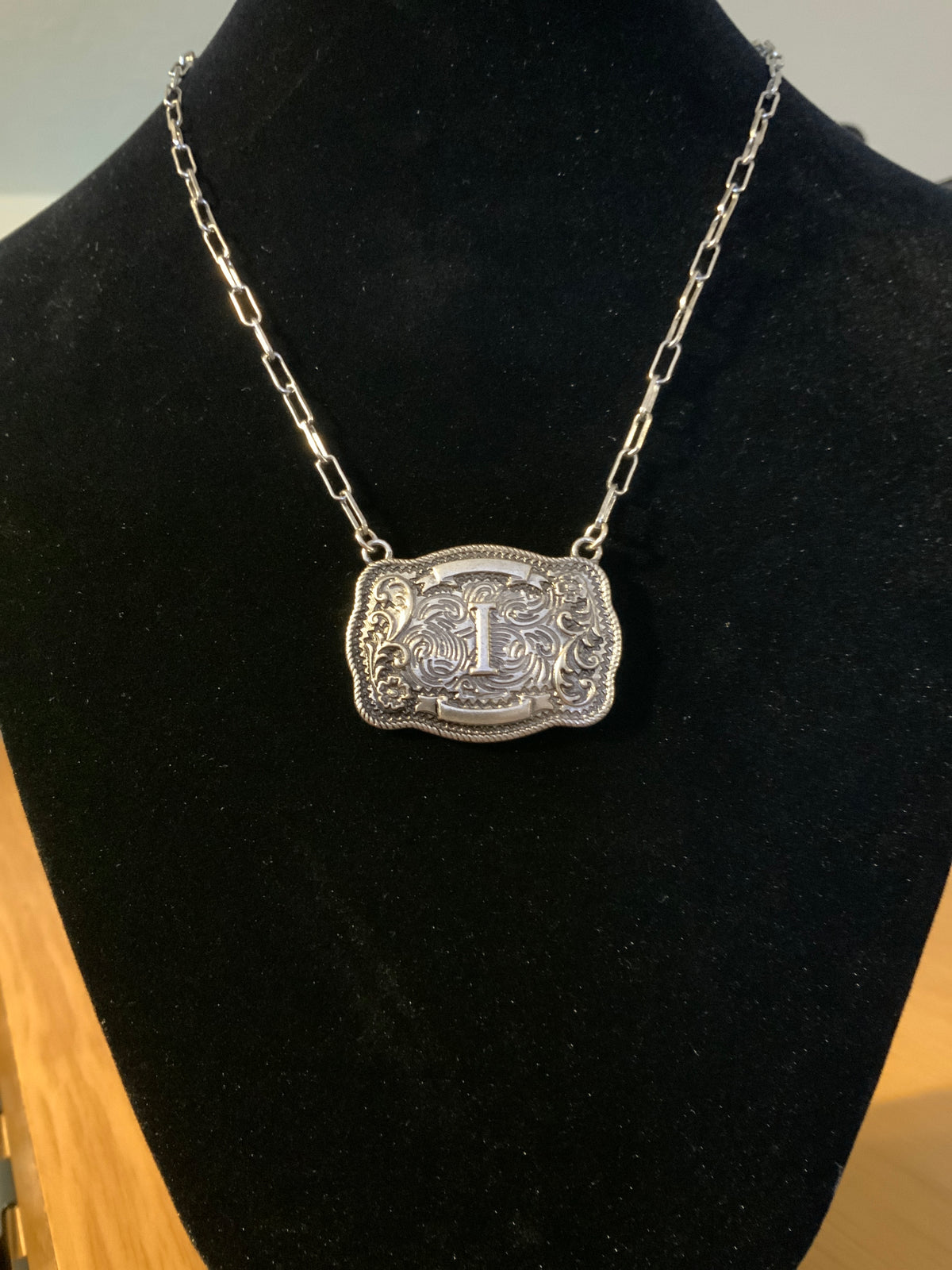 Tipi “I” Buckle Necklace