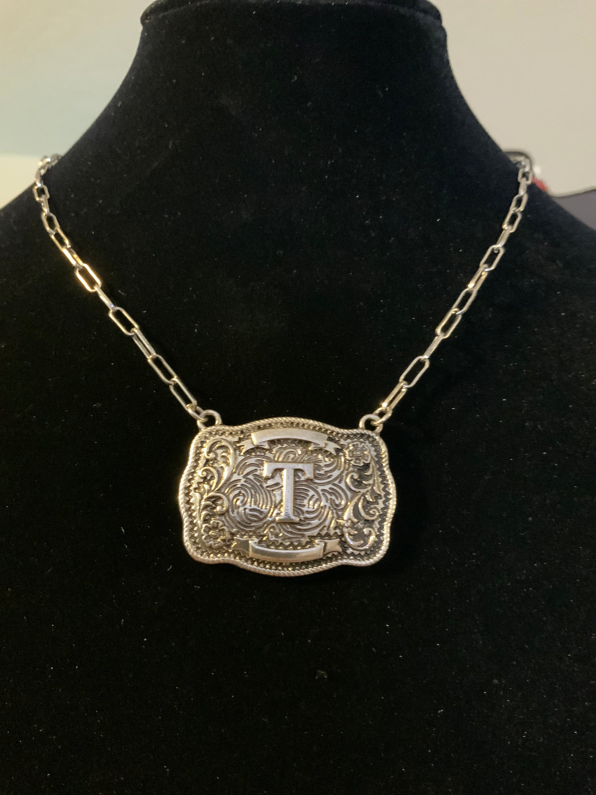 Tipi “T” Buckle Necklace