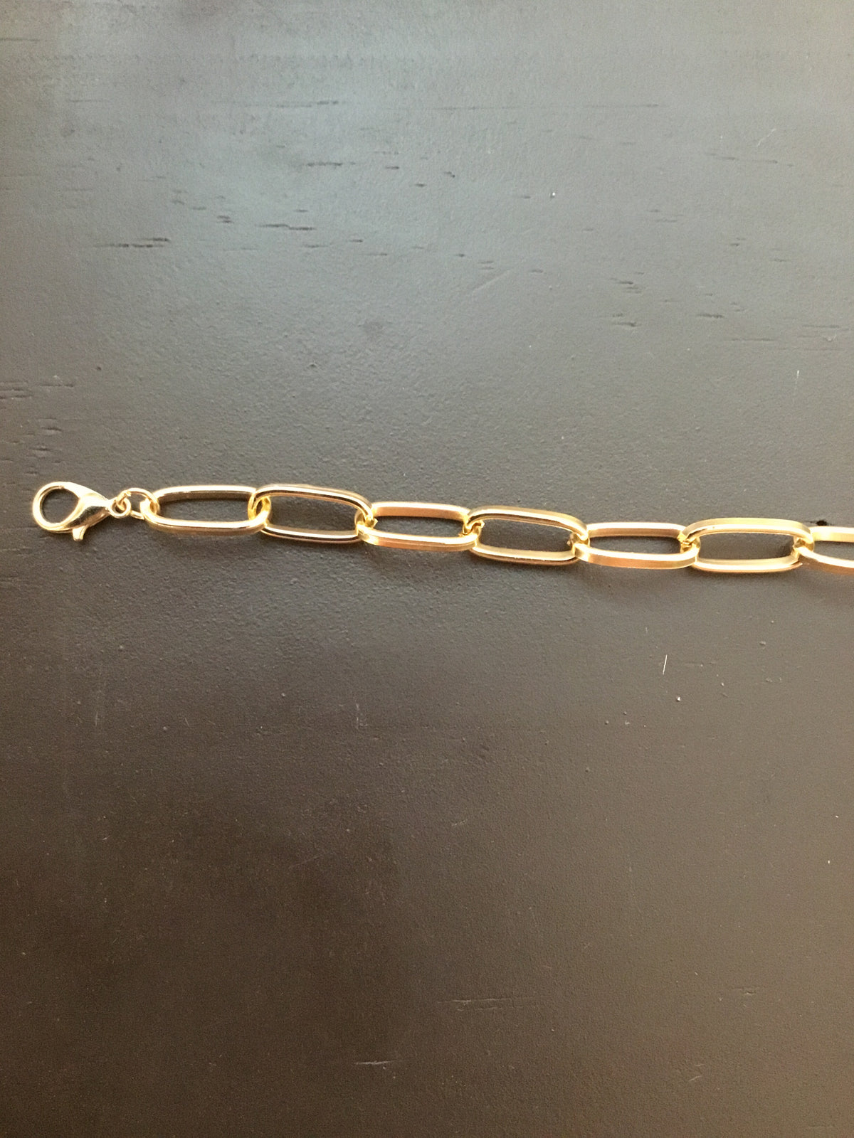 Gold Colored Oval Chain Link Trucker Hat Band