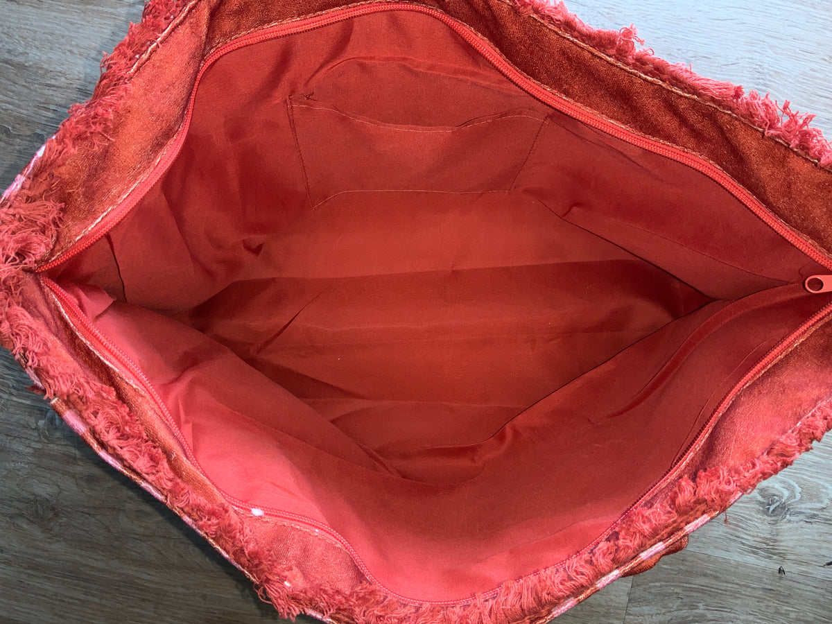 STYLINE LARGE RED TOTE