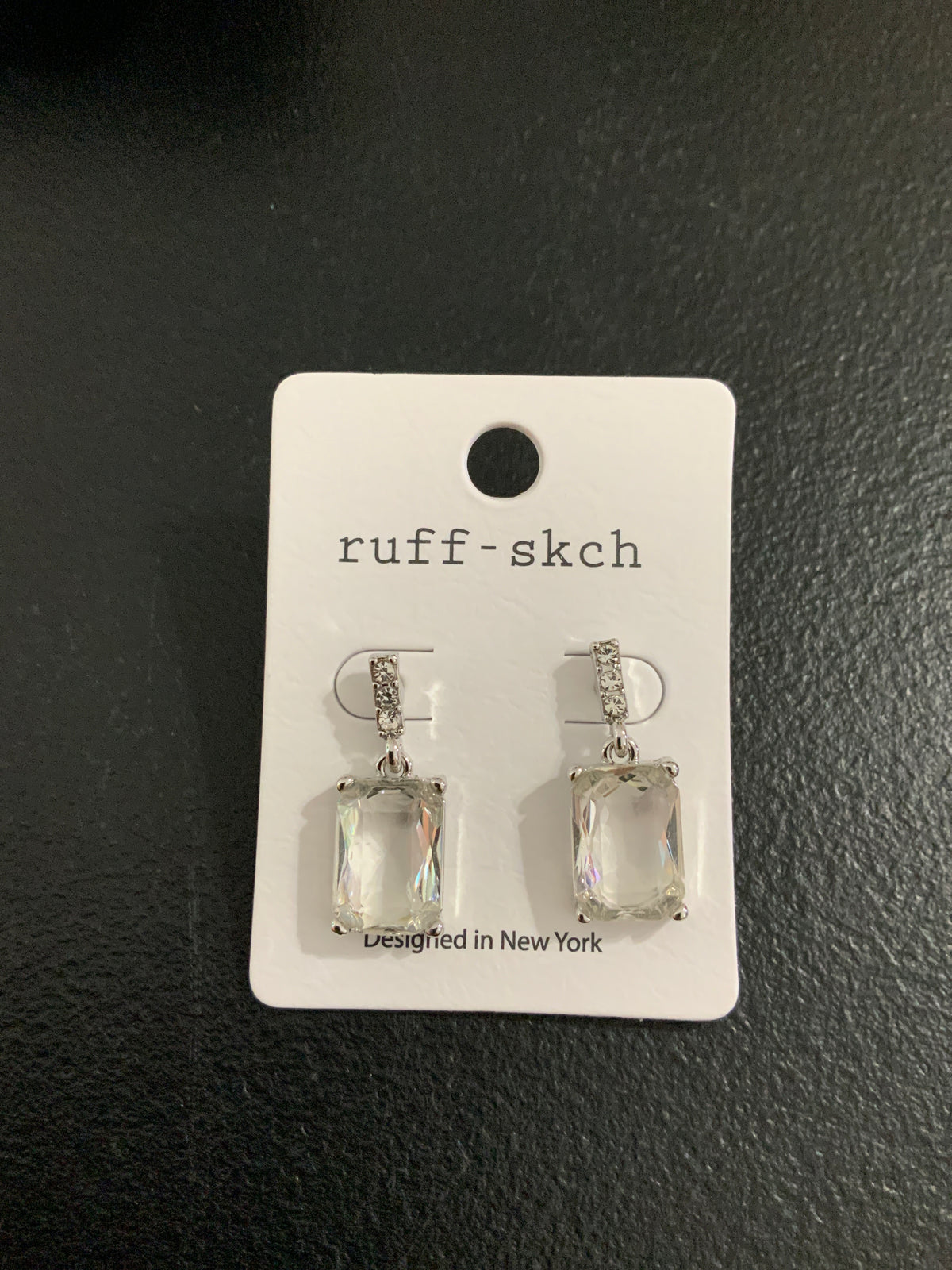 RUFF SKCH CRYSTAL EARRINGS