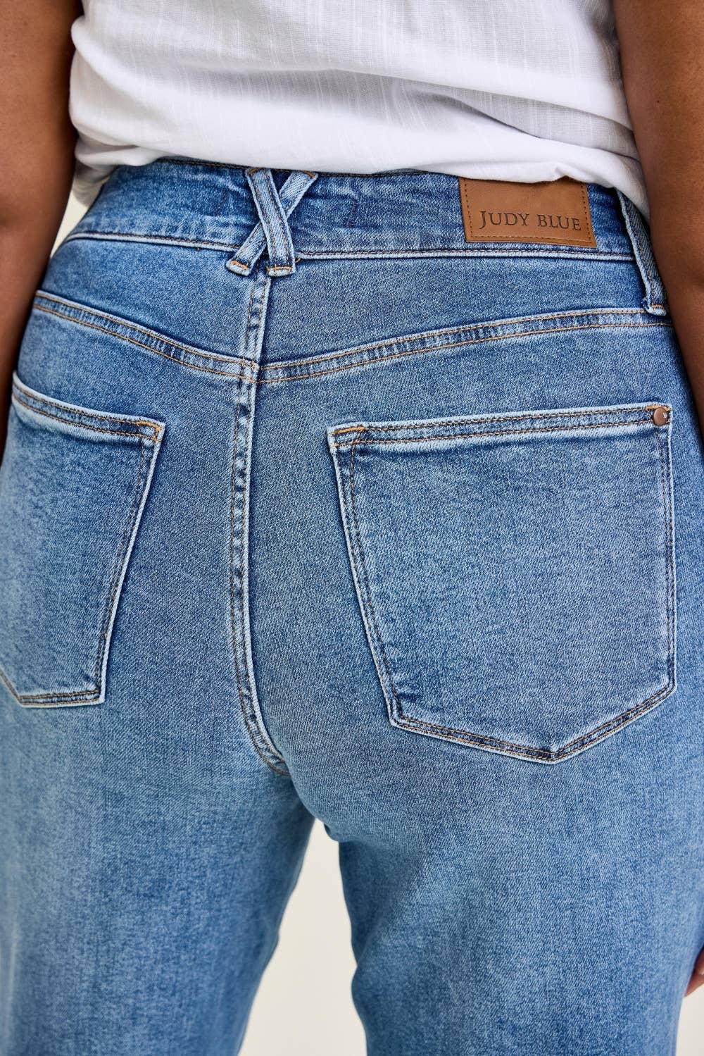 Judy Blue Star & Front Seam Jeans- PLUS