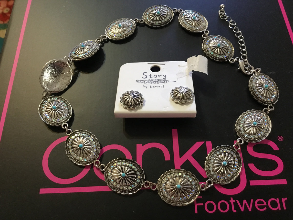 Concho Turquoise Necklace