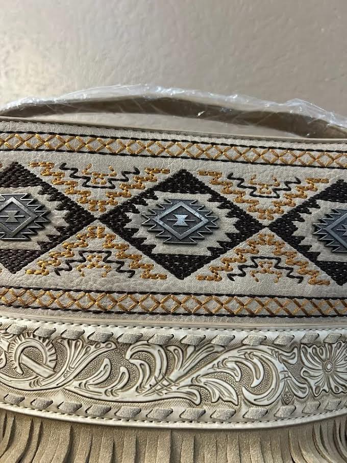 Southwestern Fringe Crossbody Bag