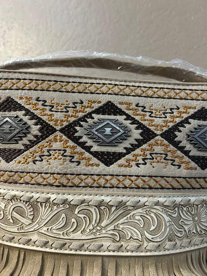 Southwestern Fringe Crossbody Bag