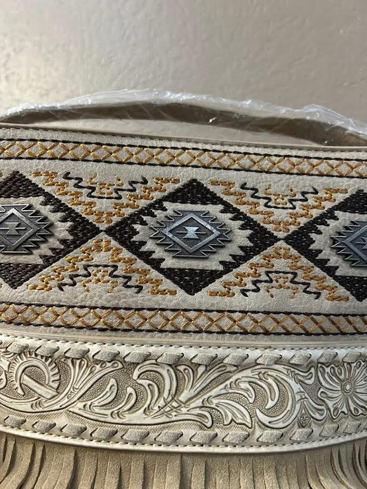 Southwestern Fringe Crossbody Bag