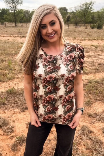 Cactus Bloom Top