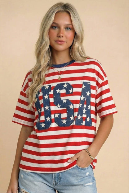 PLUS USA 250th Anniversary Commemorative Oversized STRIPE