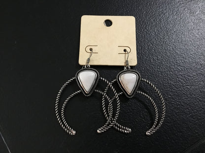 Stone Horn Earrings