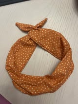 Burnt Orange Swissdot