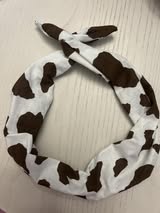 Brown and White Cowprint