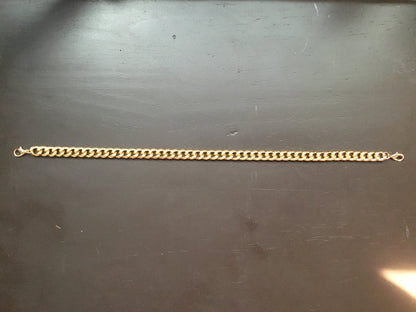 Gold Colored Cuban Styled Chain Trucker Hat Band