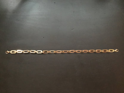Gold Colored Flat Chain Link Truckers Hat Band