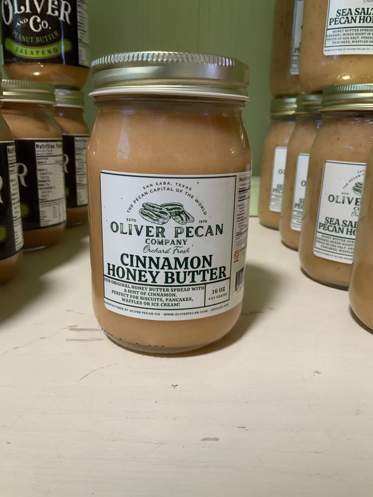 Oliver Pecan Company Cinnamon Honey Butter