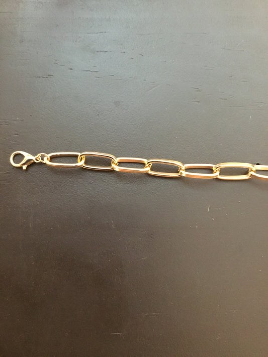 Gold Colored Oval Chain Link Trucker Hat Band