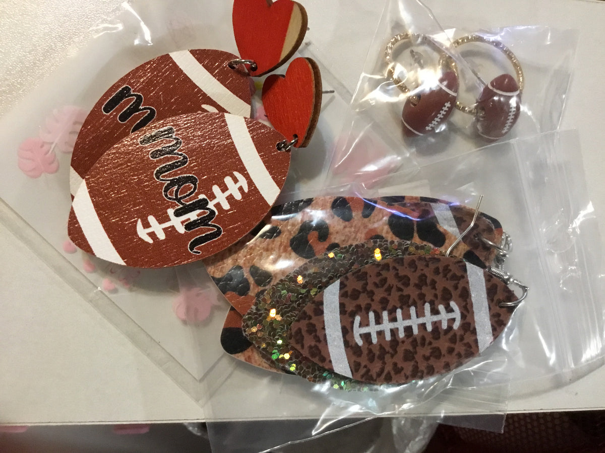 Football Earrings