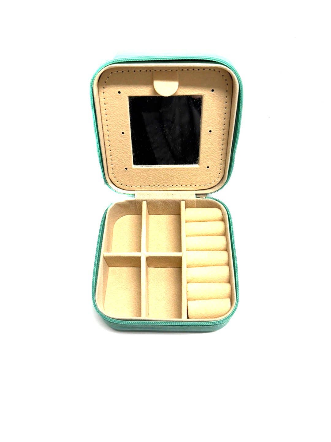 Western Pattern Flower Concho Jewelry Box: Black