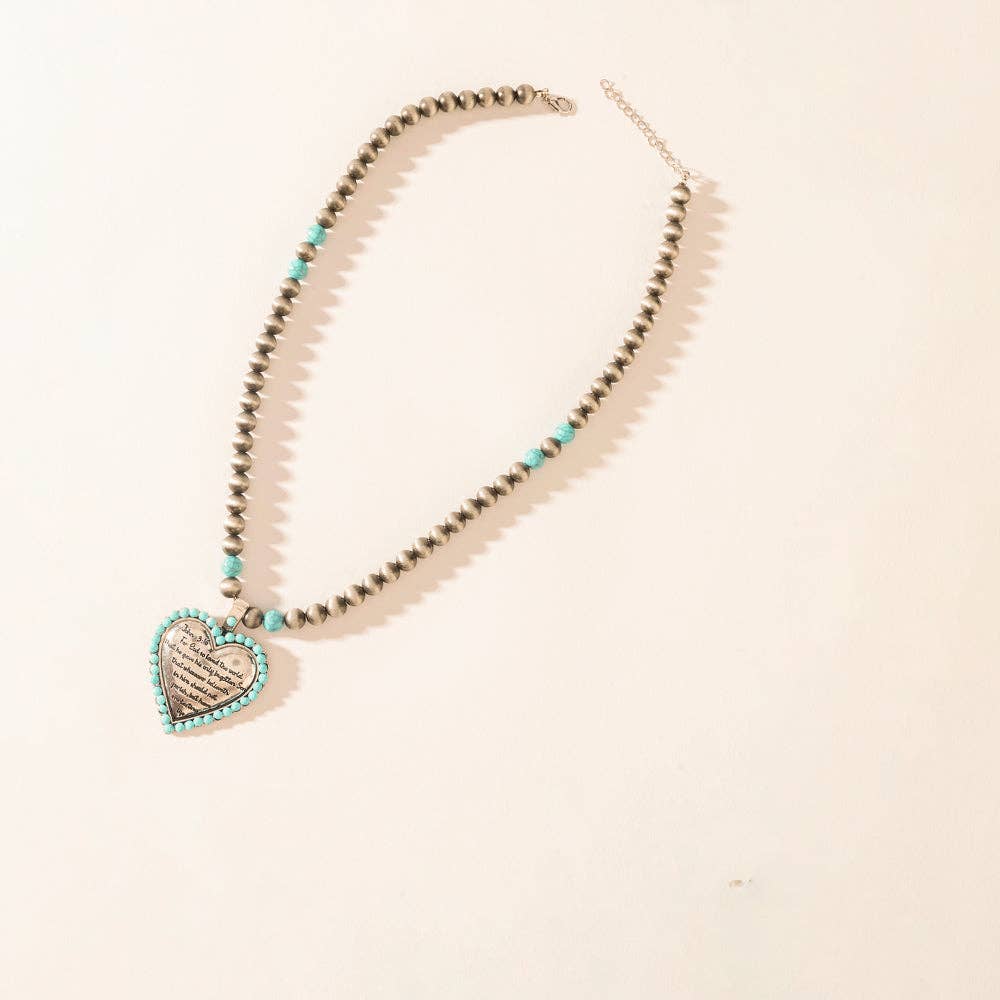 Heart of the Frontier Necklace in Storm Oasis