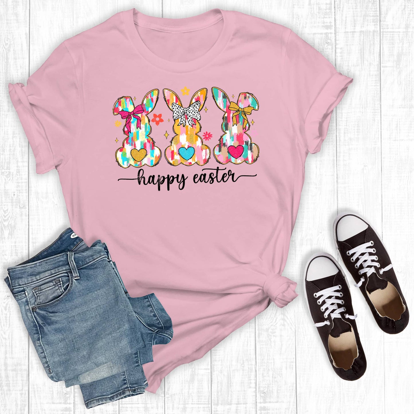 Happy Easter Bunny Butts Graphic Tee