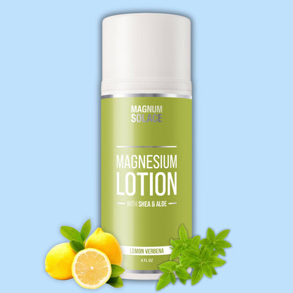 Magnesium Lotion with Aloe, Shea and Coconut (Lemon Verbena)