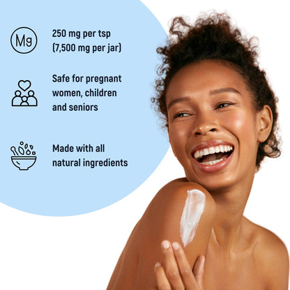 Magnesium Lotion with Aloe, Shea and Coconut (Lemon Verbena)